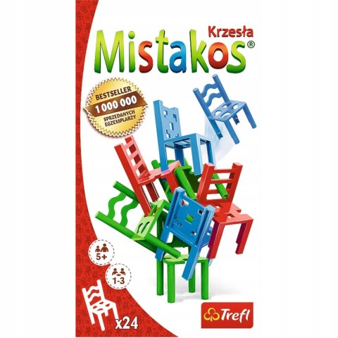 Trefl Gra planszowa rodzinna Mistakos Stołki 24 Krzesła Trefl 02075