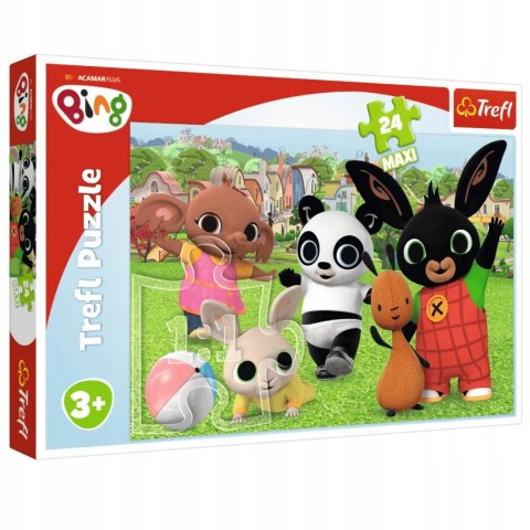 Trefl Puzzle Bing Maxi 24 el. Bing Zabawa w parku Trefl 14306 Trefl Puzzle Bing Maxi 24 el. Bing Zabawa w parku Trefl 14306