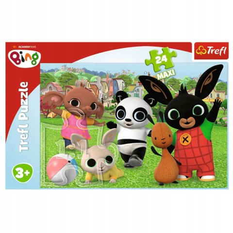 Trefl Puzzle Bing Maxi 24 el. Bing Zabawa w parku Trefl 14306 Trefl Puzzle Bing Maxi 24 el. Bing Zabawa w parku Trefl 14306