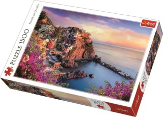 Trefl Puzzle Widok na miasteczko Manarola Włochy 1500 elementów Trefl 26137
