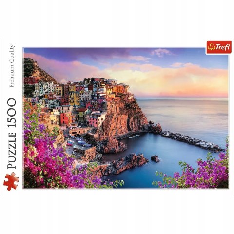 Trefl Puzzle Widok na miasteczko Manarola Włochy 1500 elementów Trefl 26137 Trefl Puzzle Widok na miasteczko Manarola Włochy 1500 elementów Trefl 26137