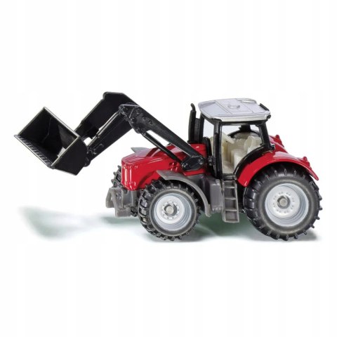 Siku Siku Traktor Massey Ferguson z przednią ładowarką metal model S1484 Siku Siku Traktor Massey Ferguson z przednią ładowarką metal model S1484