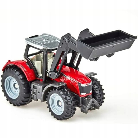 Siku Siku Traktor Massey Ferguson z przednią ładowarką metal model S1484 Siku Siku Traktor Massey Ferguson z przednią ładowarką metal model S1484
