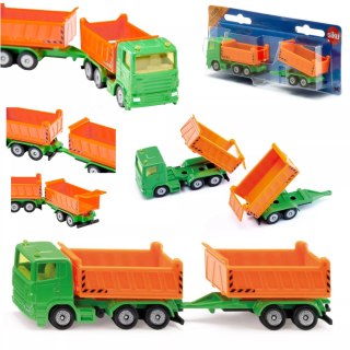 Siku Siku ciężarówka wywrotka z przyczepą model metal skala 1:87 S1685