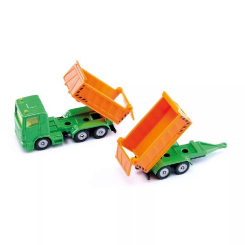 Siku Siku ciężarówka wywrotka z przyczepą model metal skala 1:87 S1685 Siku Siku ciężarówka wywrotka z przyczepą model metal skala 1:87 S1685