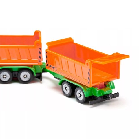 Siku Siku ciężarówka wywrotka z przyczepą model metal skala 1:87 S1685 Siku Siku ciężarówka wywrotka z przyczepą model metal skala 1:87 S1685