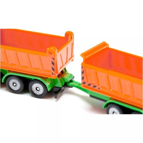 Siku Siku ciężarówka wywrotka z przyczepą model metal skala 1:87 S1685 Siku Siku ciężarówka wywrotka z przyczepą model metal skala 1:87 S1685