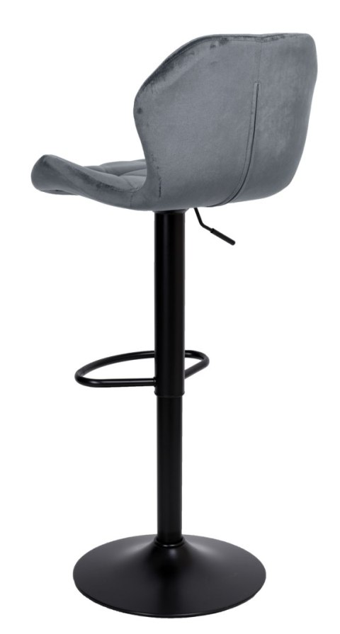 Hoker barowy Gordon Black grafitowy Velvet Hoker barowy Gordon Black grafitowy Velvet