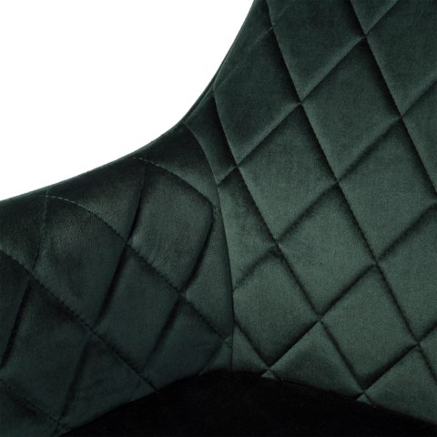 Krzesło welurowe HAVANA VELVET ciemnozielone Krzesło welurowe HAVANA VELVET ciemnozielone