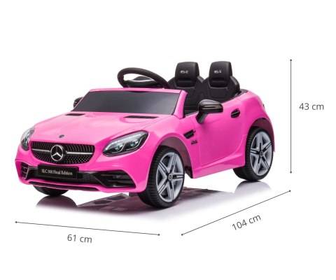 Milly Mally Milly Mally Pojazd na akumulator Mercedes-Benz SLC Pink