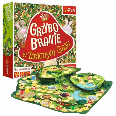 Trefl Gra planszowa rodzinna Grzybobranie w zielonym gaju Trefl 00988 Trefl Gra planszowa rodzinna Grzybobranie w zielonym gaju Trefl 00988