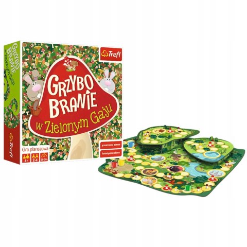 Trefl Gra planszowa rodzinna Grzybobranie w zielonym gaju Trefl 00988 Trefl Gra planszowa rodzinna Grzybobranie w zielonym gaju Trefl 00988