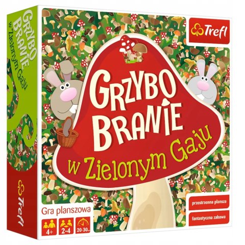 Trefl Gra planszowa rodzinna Grzybobranie w zielonym gaju Trefl 00988 Trefl Gra planszowa rodzinna Grzybobranie w zielonym gaju Trefl 00988