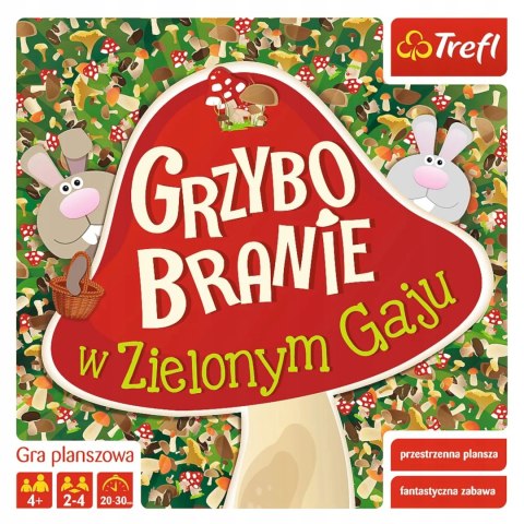 Trefl Gra planszowa rodzinna Grzybobranie w zielonym gaju Trefl 00988 Trefl Gra planszowa rodzinna Grzybobranie w zielonym gaju Trefl 00988