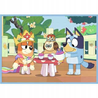 Trefl Puzzle 4w1 Bluey i jego świat 3+ Trefl 34637