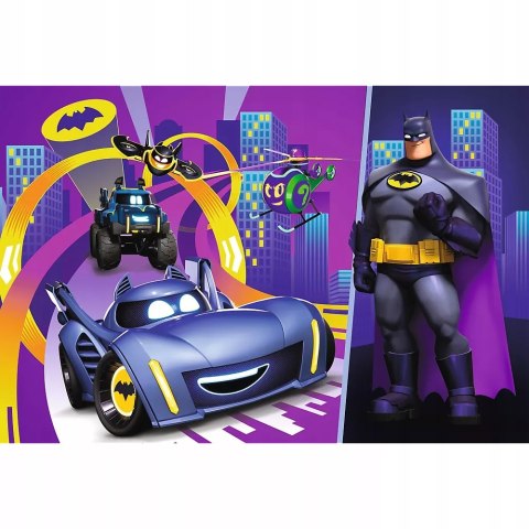 Trefl Puzzle Batwheels 60 elementów Batman i jego pojazdy Trefl 17400 Trefl Puzzle Batwheels 60 elementów Batman i jego pojazdy Trefl 17400