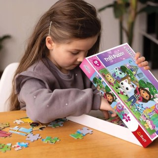 Trefl Puzzle Koci Domek Gabi 100 elementów Trefl 16464
