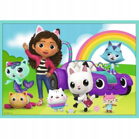 Trefl Puzzle Trefl Koci domek Gabi Puzzle 10w1 329 el. W świecie Gabi 96003 Trefl Puzzle Trefl Koci domek Gabi Puzzle 10w1 329 el. W świecie Gabi 96003