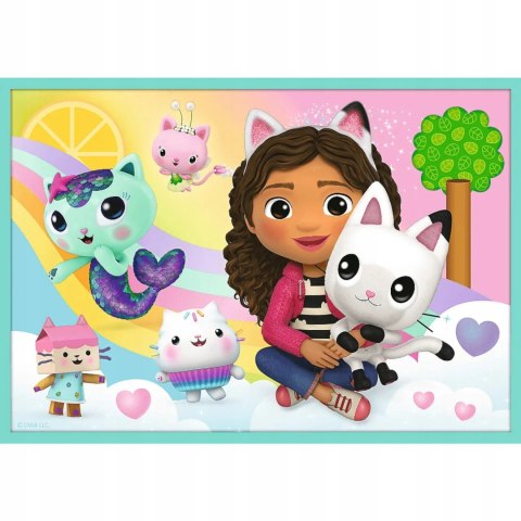 Trefl Puzzle Trefl Koci domek Gabi Puzzle 10w1 329 el. W świecie Gabi 96003 Trefl Puzzle Trefl Koci domek Gabi Puzzle 10w1 329 el. W świecie Gabi 96003