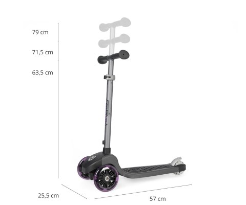 Qplay Qplay Hulajnoga Future Eco Purple