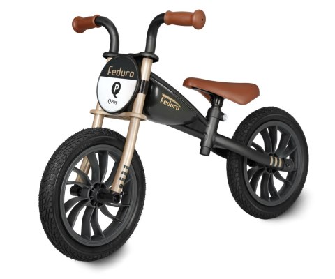 Qplay Qplay Rowerek Biegowy Feduro Black-Golden
