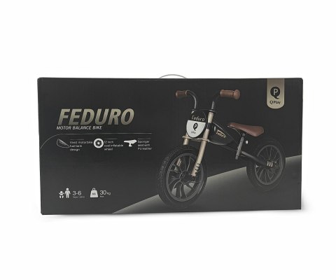 Qplay Qplay Rowerek Biegowy Feduro Black-Golden