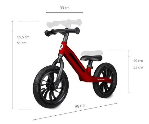 Qplay Qplay Rowerek Biegowy Racer New Red Qplay Qplay Rowerek Biegowy Racer New Red