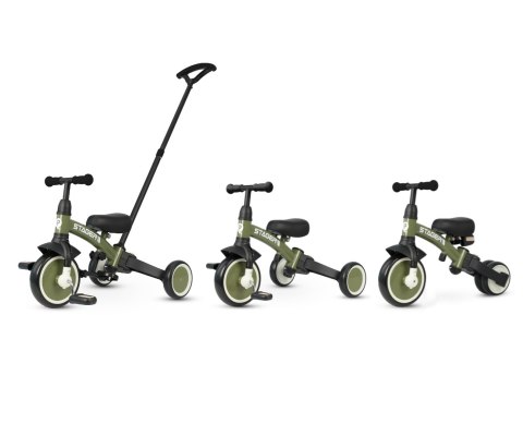 Qplay Qplay Rowerek Trójkołowy Stager 3w1 Green Qplay Qplay Rowerek Trójkołowy Stager 3w1 Green