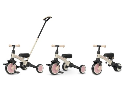 Qplay Qplay Rowerek Trójkołowy Stager 3w1 Pink Qplay Qplay Rowerek Trójkołowy Stager 3w1 Pink