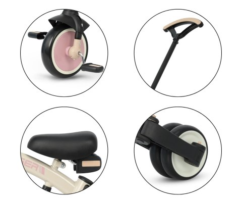 Qplay Qplay Rowerek Trójkołowy Stager 3w1 Pink Qplay Qplay Rowerek Trójkołowy Stager 3w1 Pink