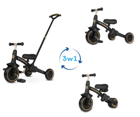 Qplay Qplay Rowerek Trójkołowy Stager 3w1 Platinum Qplay Qplay Rowerek Trójkołowy Stager 3w1 Platinum