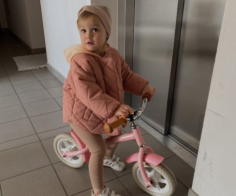 Milly Mally Rowerek Biegowy Marshall Pink