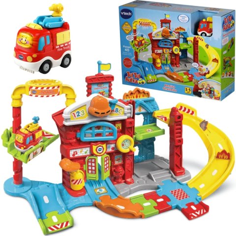 VTech Autka Tut Tut Remiza strażacka interaktywna edukacyjna 60813 VTech Trefl VTech Autka Tut Tut Remiza strażacka interaktywna edukacyjna 60813 VTech Trefl