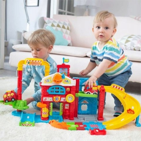 VTech Autka Tut Tut Remiza strażacka interaktywna edukacyjna 60813 VTech Trefl VTech Autka Tut Tut Remiza strażacka interaktywna edukacyjna 60813 VTech Trefl