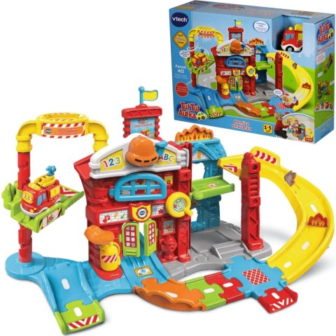 VTech Autka Tut Tut Remiza strażacka interaktywna edukacyjna 60813 VTech Trefl VTech Autka Tut Tut Remiza strażacka interaktywna edukacyjna 60813 VTech Trefl