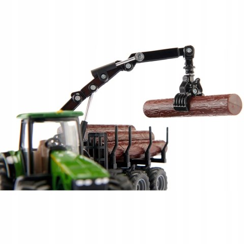 Siku Siku Farmer Traktor z przyczepą leśną metal model 1:50 S1954