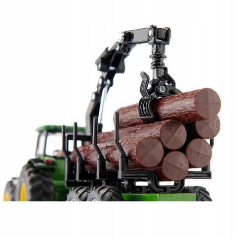 Siku Siku Farmer Traktor z przyczepą leśną metal model 1:50 S1954