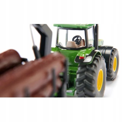 Siku Siku Farmer Traktor z przyczepą leśną metal model 1:50 S1954