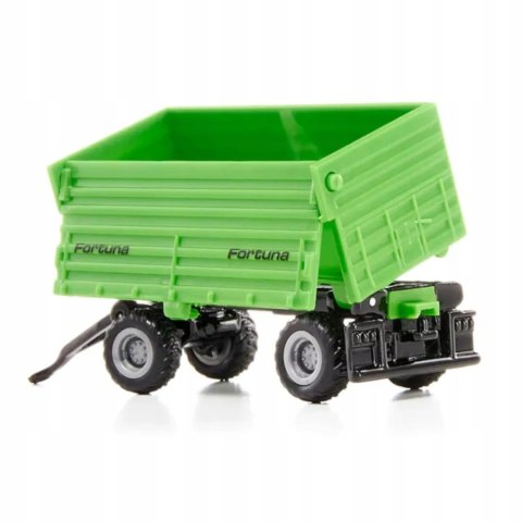 Siku Siku Traktor Deutz-Fahr z przyczepą 2-osiową Fortuna model metal S1606
