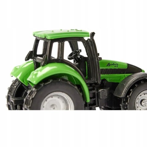Siku Siku Traktor Deutz-Fahr z przyczepą 2-osiową Fortuna model metal S1606
