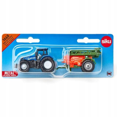 Siku Siku Traktor ze spryskiwaczem upraw model metal S1668 Siku Siku Traktor ze spryskiwaczem upraw model metal S1668