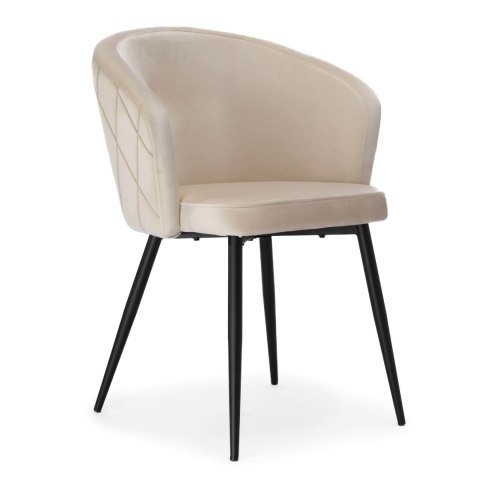 Krzesło HAMPTON velvet beżowe Krzesło HAMPTON velvet beżowe