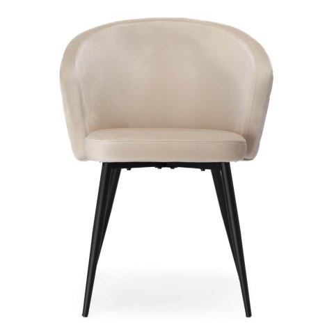 Krzesło HAMPTON velvet beżowe Krzesło HAMPTON velvet beżowe