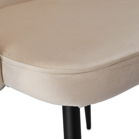 Krzesło HAMPTON velvet beżowe Krzesło HAMPTON velvet beżowe