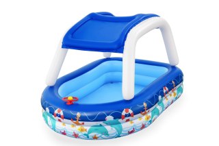 Bestway Bestway 54370 Basen dmuchany familijny z daszkiem Morski Kapitan 2.13m x 1.55m x 1.32m