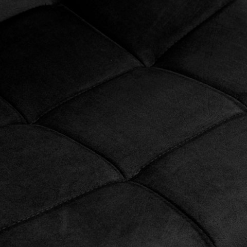 Krzesło welurowe DENVER velvet czarne Krzesło welurowe DENVER velvet czarne
