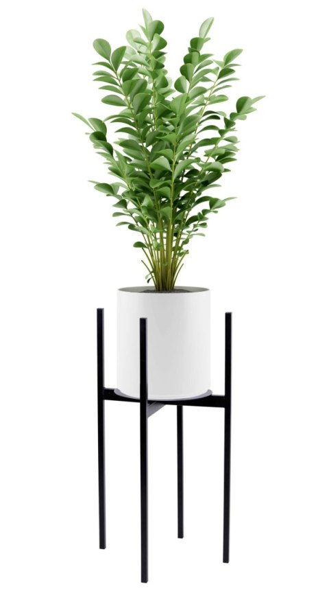 Kwietnik stojący loftowy Torre 60 cm czarny Kwietnik stojący loftowy Torre 60 cm czarny