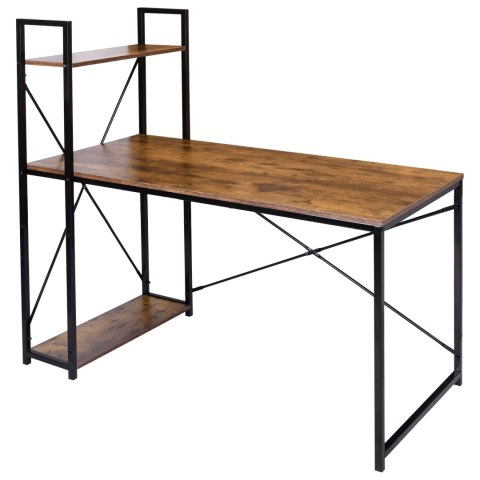 Biurko industrialne loft Trosa Rustic postarzany dąb Biurko industrialne loft Trosa Rustic postarzany dąb