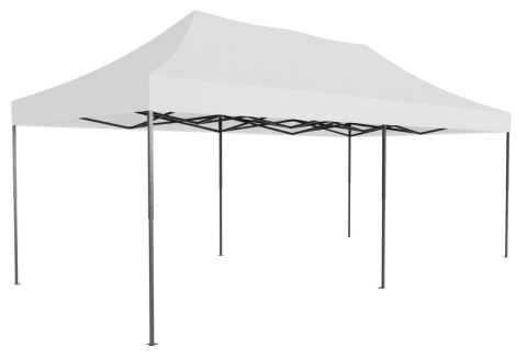Pawilon handlowy ekspresowy - 3x6 m - 3 ściany - biały Pawilon handlowy ekspresowy - 3x6 m - 3 ściany - biały