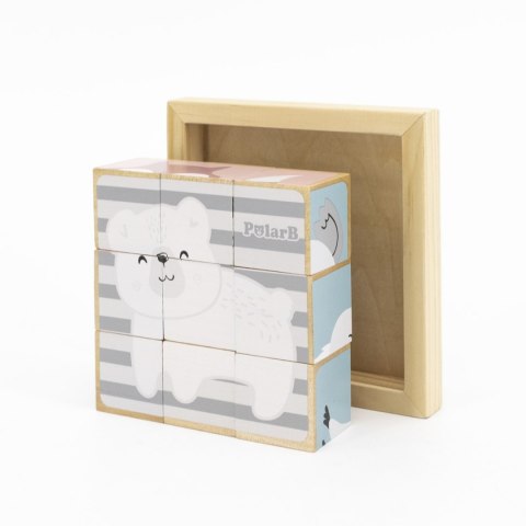 Viga Viga 44024 PolarB Puzzle kostki 9 elementów Viga Viga 44024 PolarB Puzzle kostki 9 elementów